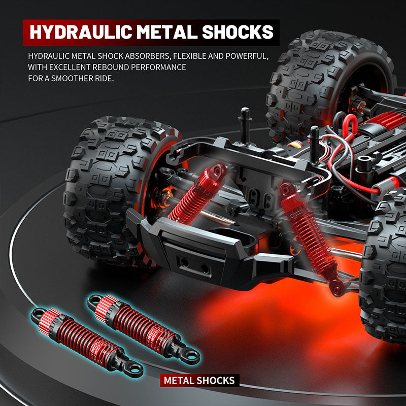 Xtreme All-Terrain RC Truck - 1:14 Scale 4WD Electric Remote Control Car with 40+ MPH Top Speed - Ultimate Christmas Gift for Boys, Teens & Adult Hobbyists 1213
