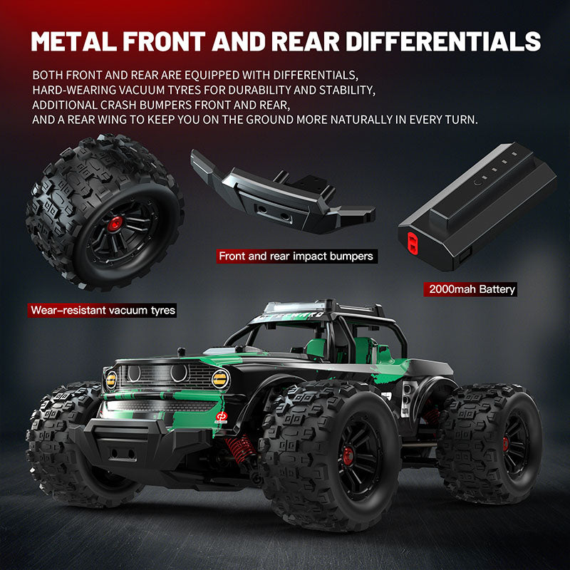 Xtreme All-Terrain RC Truck - 1:14 Scale 4WD Electric Remote Control Car with 40+ MPH Top Speed - Ultimate Christmas Gift for Boys, Teens & Adult Hobbyists 1213
