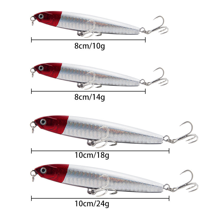 XY-535 Pencil Lures – Topwater Stick Bait for Surface Fishing – Wholesale