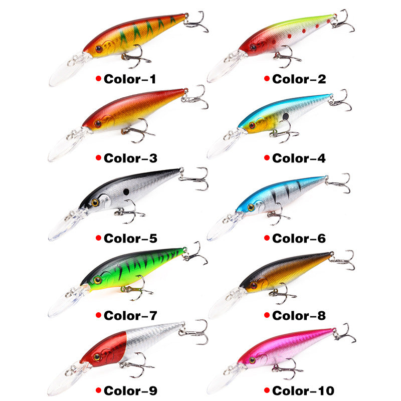 XY-73 Minnow Lures – Swimming Bait for Freshwater and Saltwater – Bulk