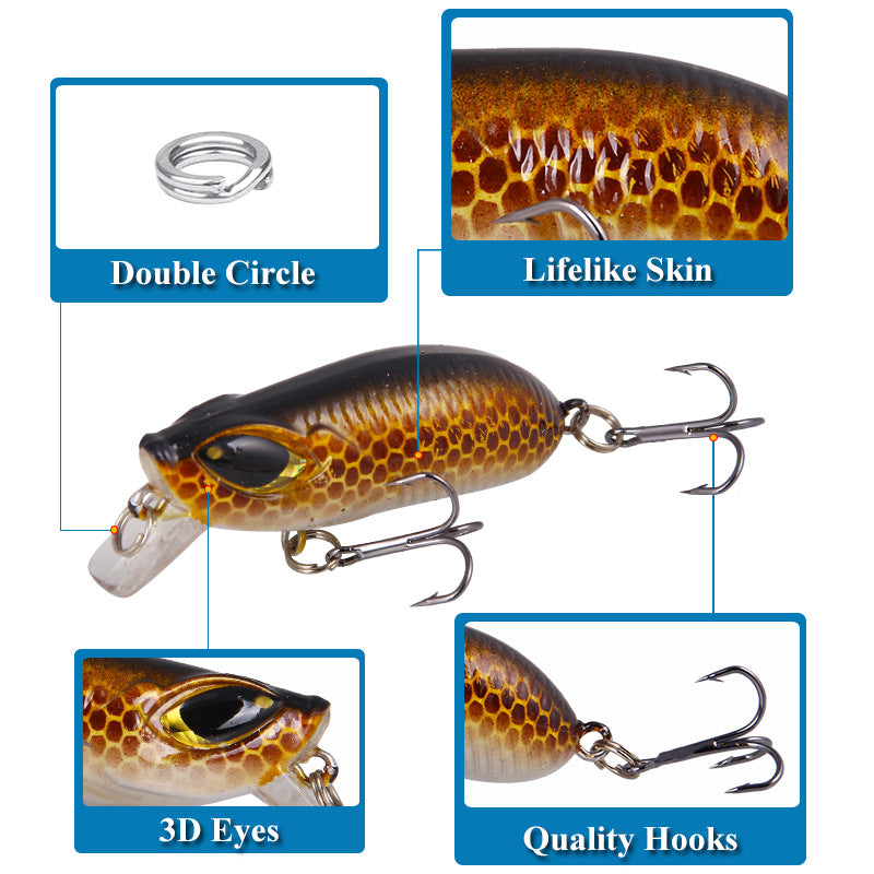 XY-13 Crank Lures – Hard Plastic Fishing Lure for Bass – Bulk Wholesale