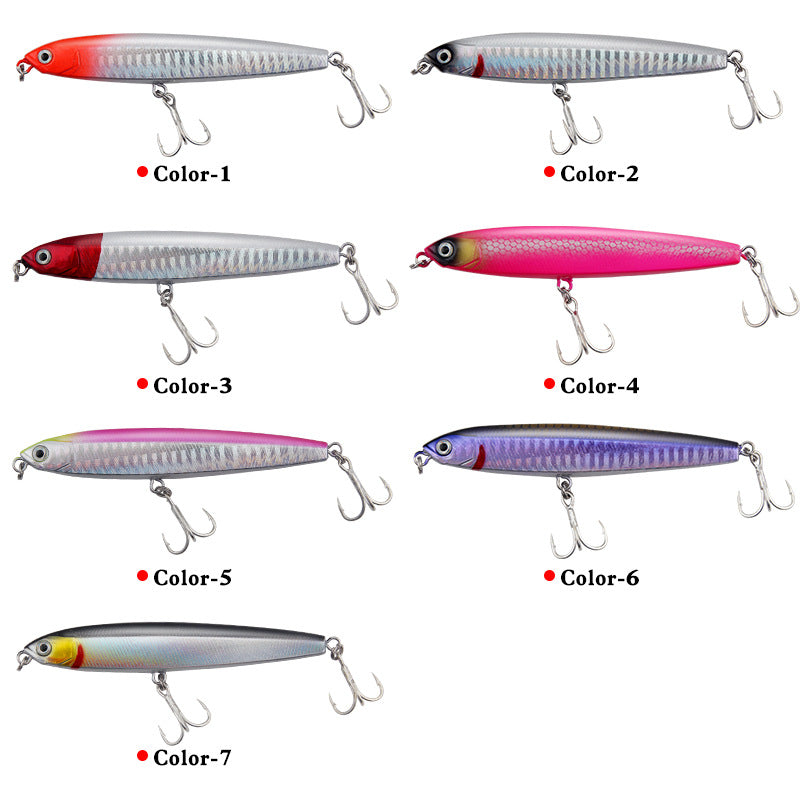 XY-535 Pencil Lures – Topwater Stick Bait for Surface Fishing – Wholesale