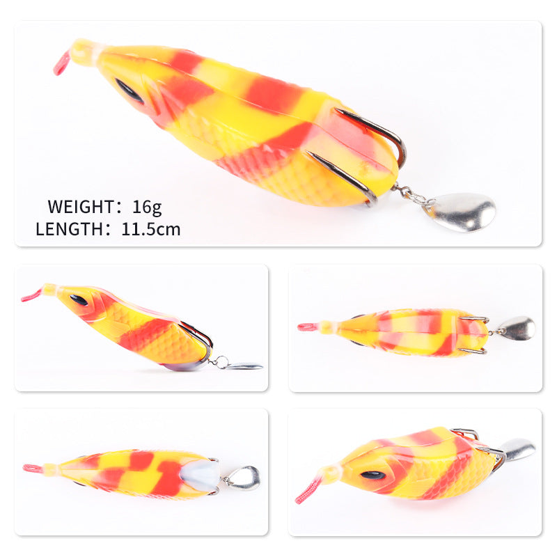 XY-591 Frog Lures – Topwater Frog Bait for Weeds and Lily Pads – Bulk