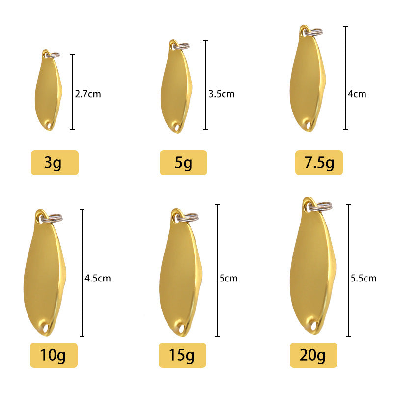 XY-554 Spinner and Spoon Lures – Flashy Metal Lures for Predator Fish – Wholesale