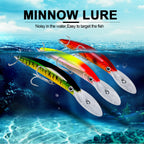 DW358 Minnow Lures – Swimming Bait for Freshwater and Saltwater – Bulk