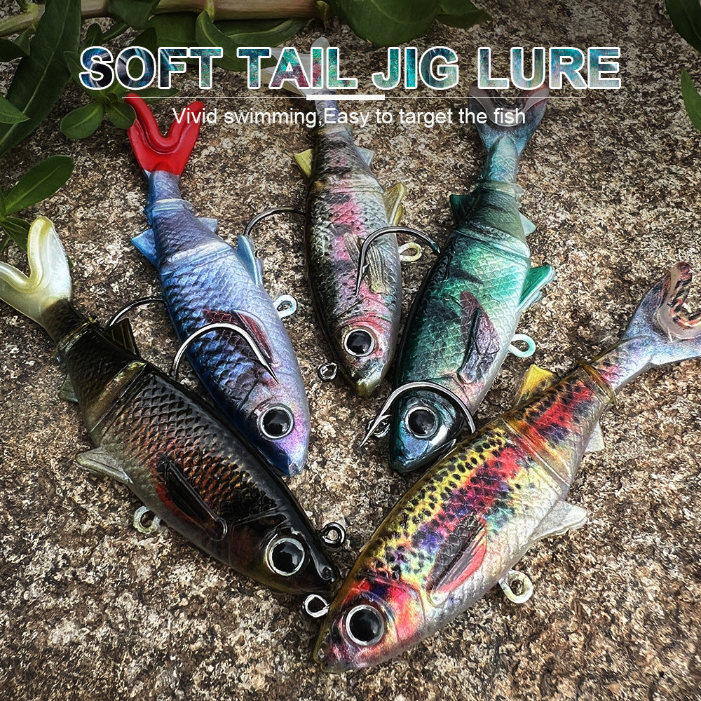 DW-6093 Jig Head Lures – Lead Head Jig with Soft Body – Bulk Order