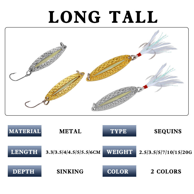 XY-15 Spinner and Spoon Lures – Flashy Metal Lures for Predator Fish – Wholesale