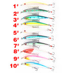 XY-210 Minnow Lures – Swimming Bait for Freshwater and Saltwater – Bulk