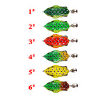 XY-122 Frog Lures – Topwater Frog Bait for Weeds and Lily Pads – Bulk