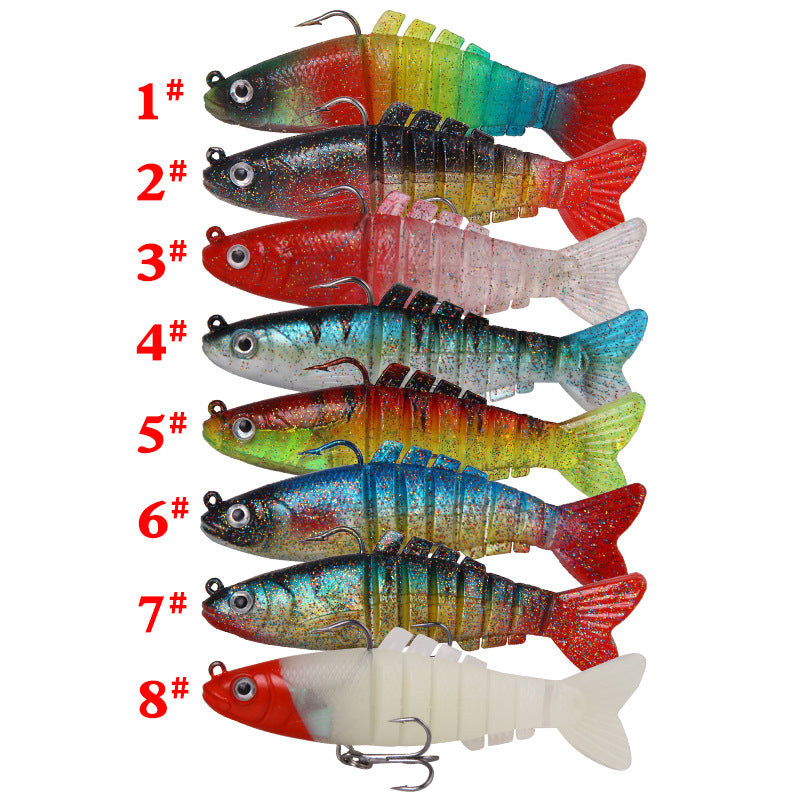 XY-127 Multi-Joint Lures – Swimbait with Realistic Movement – Bulk Wholesale