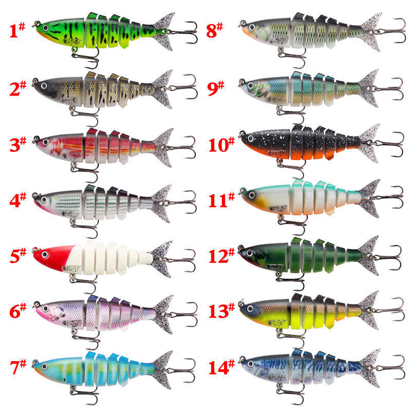 XY-376 Multi-Joint Lures – Swimbait with Realistic Movement – Bulk Wholesale