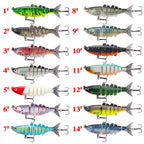 XY-376 Multi-Joint Lures – Swimbait with Realistic Movement – Bulk Wholesale