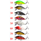 XY-204 Minnow Lures – Swimming Bait for Freshwater and Saltwater – Bulk