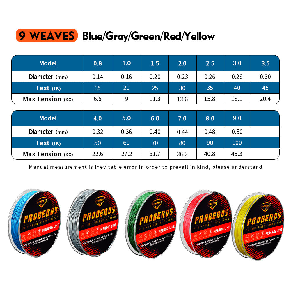 PE Braid 9-Strand Fishing Line – Ultra Smooth Strong PE Line – Wholesale