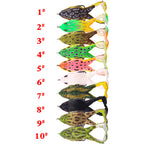 XY-309 Frog Lures – Topwater Frog Bait for Weeds and Lily Pads – Bulk