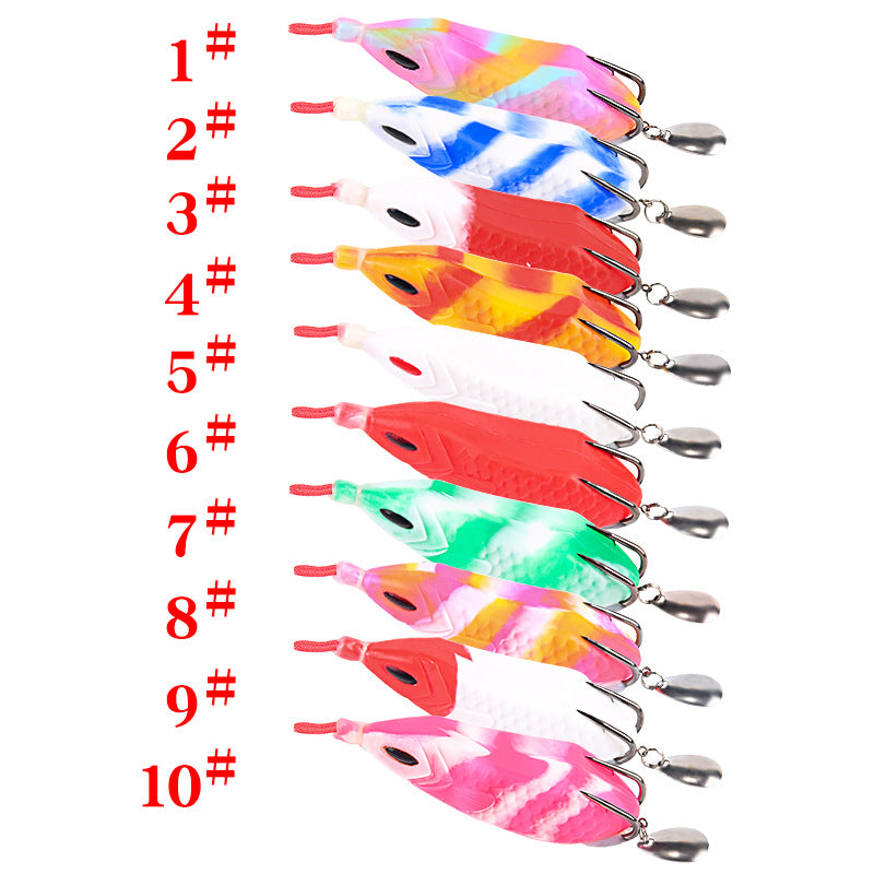 XY-591 Frog Lures – Topwater Frog Bait for Weeds and Lily Pads – Bulk