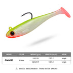 DW-6092 Jig Head Lures – Lead Head Jig with Soft Body – Bulk Order