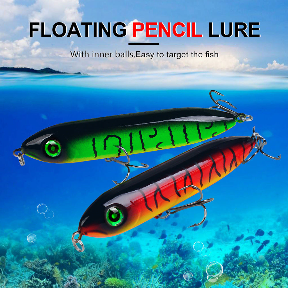 DW1023 Pencil Lures – Topwater Stick Bait for Surface Fishing – Wholesale