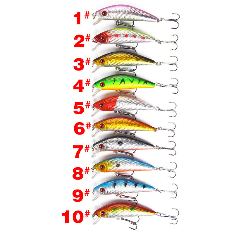 XY-9 Minnow Lures – Swimming Bait for Freshwater and Saltwater – Bulk
