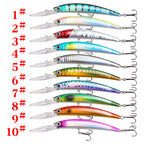 XY-118 Minnow Lures – Swimming Bait for Freshwater and Saltwater – Bulk