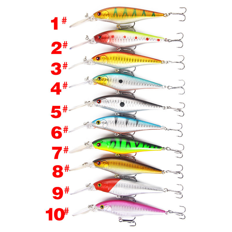 XY-73 Minnow Lures – Swimming Bait for Freshwater and Saltwater – Bulk