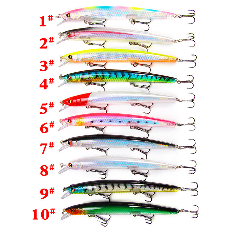XY-545 Minnow Lures – Swimming Bait for Freshwater and Saltwater – Bulk