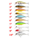 XY-162 Minnow Lures – Swimming Bait for Freshwater and Saltwater – Bulk