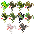XY-462 Frog Lures – Topwater Frog Bait for Weeds and Lily Pads – Bulk