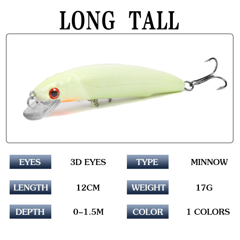 XY-232 Minnow Lures – Swimming Bait for Freshwater and Saltwater – Bulk