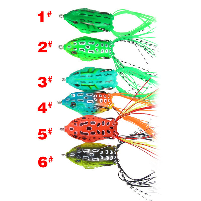 XY-68 Frog Lures – Topwater Frog Bait for Weeds and Lily Pads – Bulk