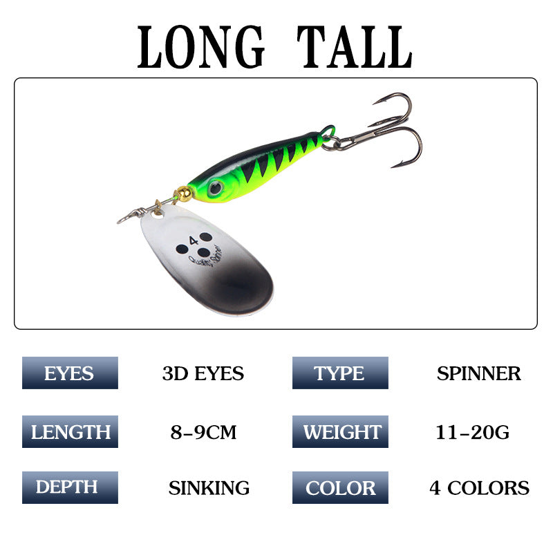 XY-194 Spinner and Spoon Lures – Flashy Metal Lures for Predator Fish – Wholesale
