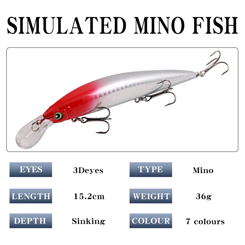 XY-601 Minnow Lures – Swimming Bait for Freshwater and Saltwater – Bulk