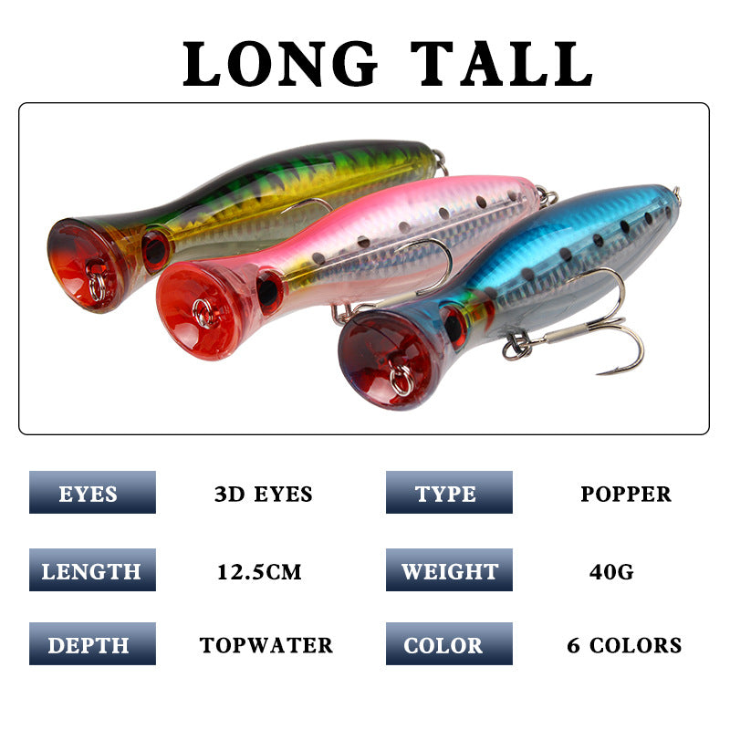 XY-67 Popper Lures – Surface Popping Bait for Explosive Strikes – Wholesale