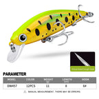DW457 Minnow Lures – Swimming Bait for Freshwater and Saltwater – Bulk