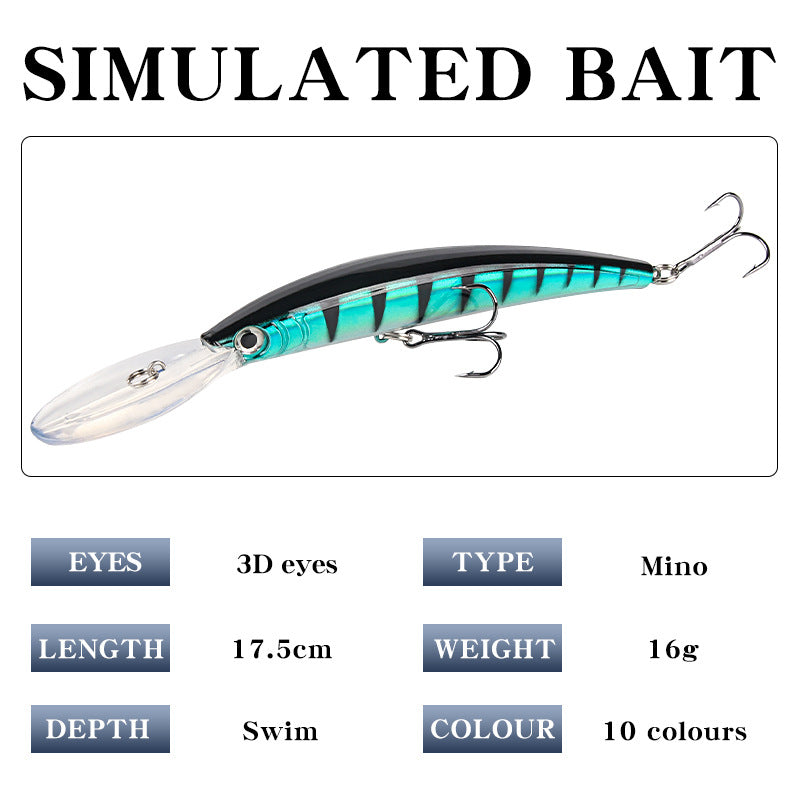 XY-118 Minnow Lures – Swimming Bait for Freshwater and Saltwater – Bulk