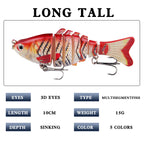 XY-40 Multi-Joint Lures – Swimbait with Realistic Movement – Bulk Wholesale