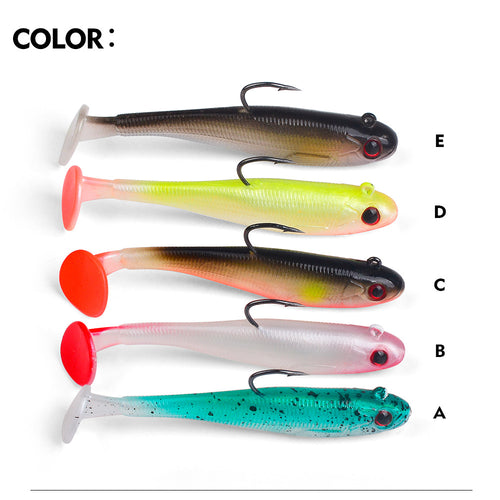 DW-6092 Jig Head Lures – Lead Head Jig with Soft Body – Bulk Order