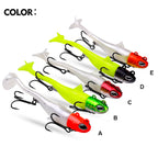 DW-6083 Jig Head Lures – Lead Head Jig with Soft Body – Bulk Order