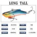 XY-492 VIB Lures – Vibration Metal Bait for Deep Water Fishing – Bulk