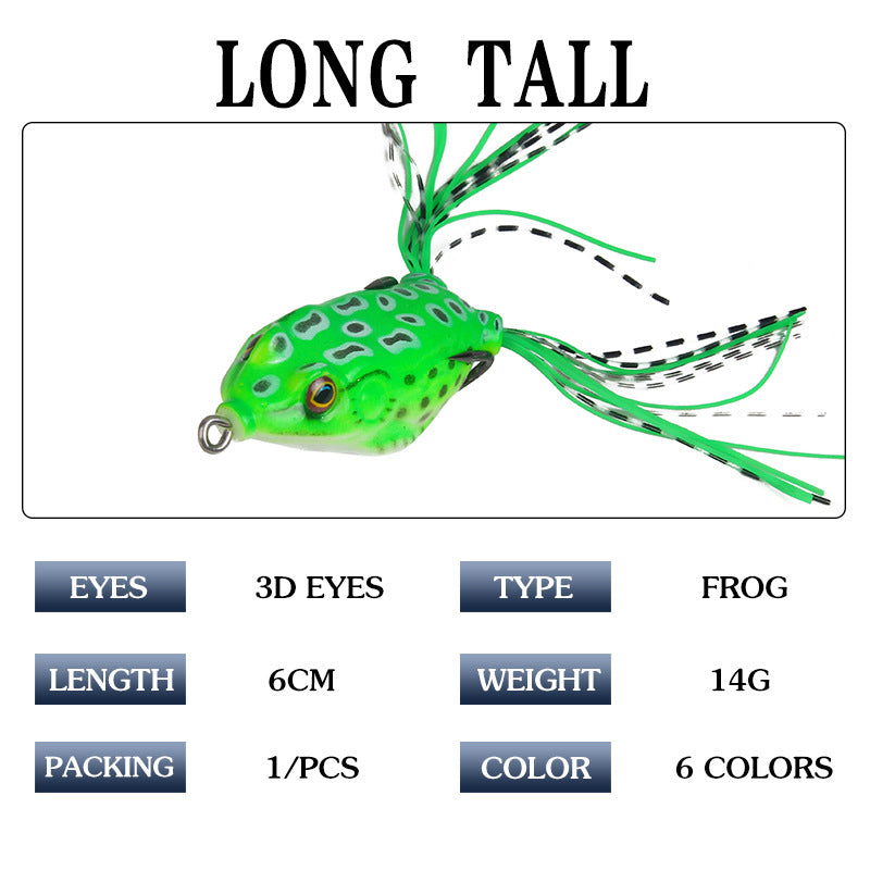 XY-68 Frog Lures – Topwater Frog Bait for Weeds and Lily Pads – Bulk