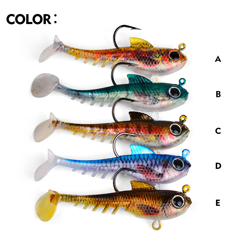 DW-6095 Jig Head Lures – Lead Head Jig with Soft Body – Bulk Order