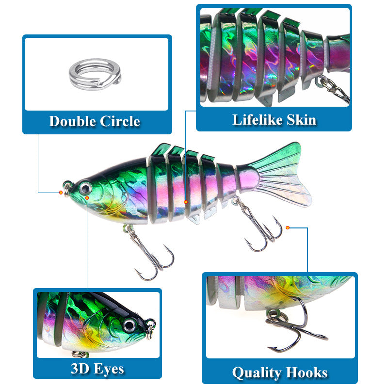 XY-238 Multi-Joint Lures – Swimbait with Realistic Movement – Bulk Wholesale