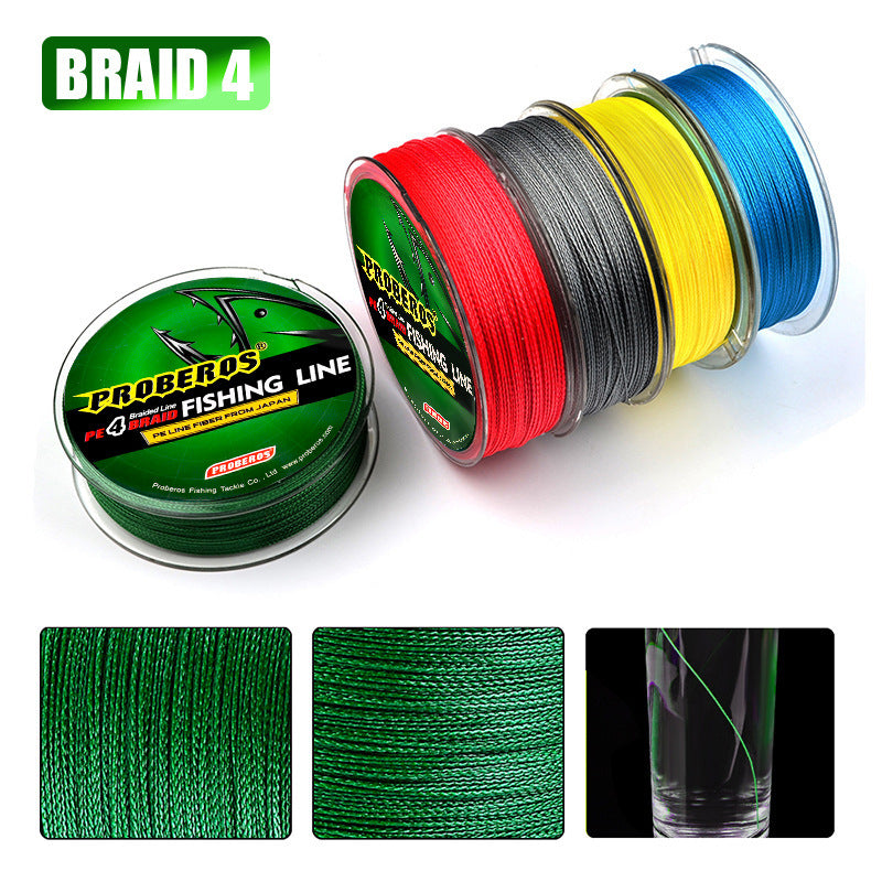 PE Braid 4-Strand Fishing Line – Durable Cost-Effective PE Line – Wholesale