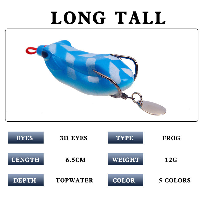 XY-311 Frog Lures – Topwater Frog Bait for Weeds and Lily Pads – Bulk