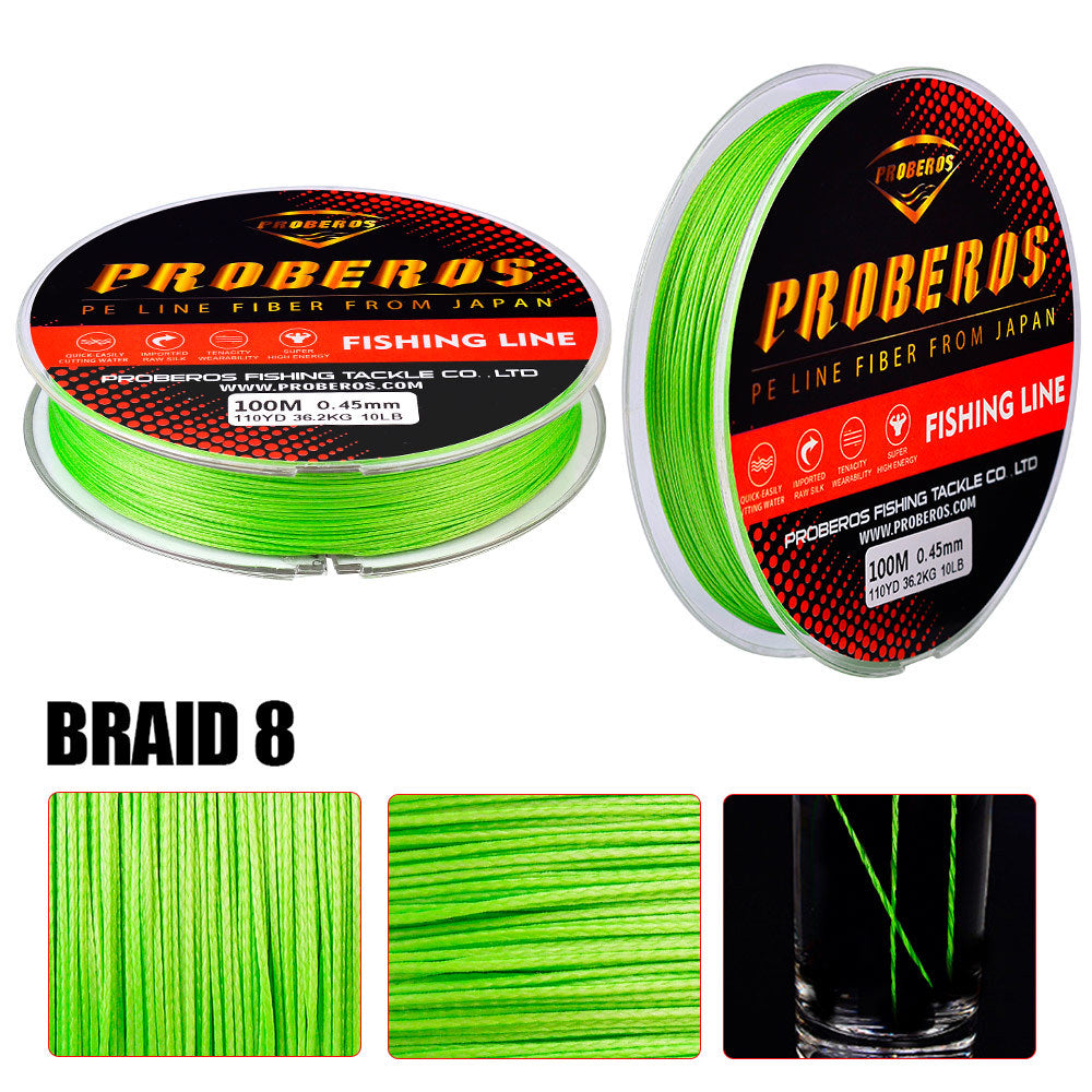 PE Braid 8-Strand Fishing Line – High Sensitivity Braided Line – Bulk Order