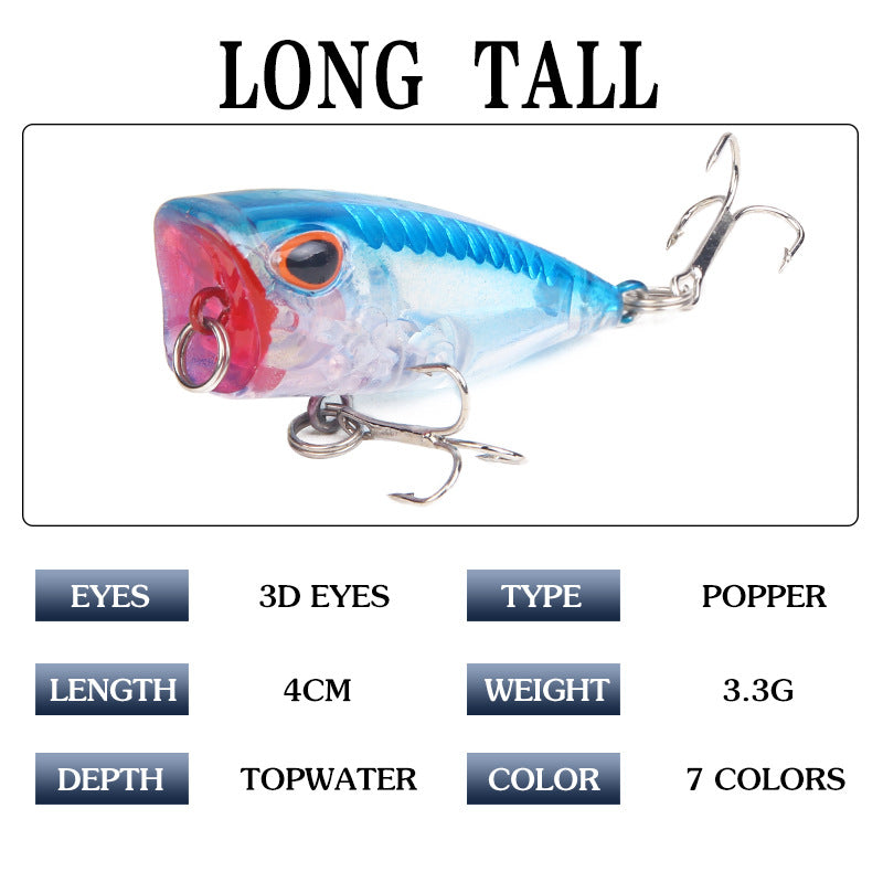 XY-117 Popper Lures – Surface Popping Bait for Explosive Strikes – Wholesale