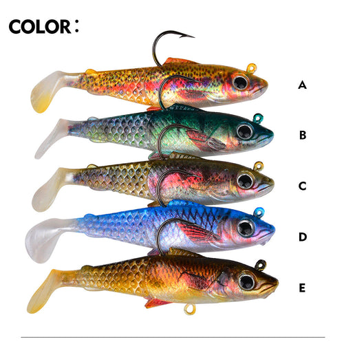 DW-6091 Jig Head Lures – Lead Head Jig with Soft Body – Bulk Order