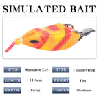 XY-591 Frog Lures – Topwater Frog Bait for Weeds and Lily Pads – Bulk