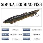 XY-188 Multi-Joint Lures – Swimbait with Realistic Movement – Bulk Wholesale