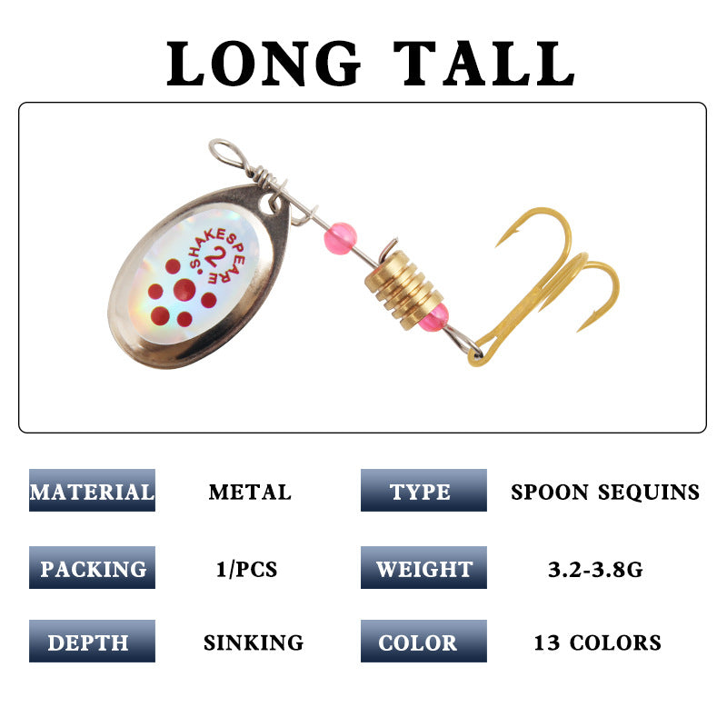 XY-69 Spinner and Spoon Lures – Flashy Metal Lures for Predator Fish – Wholesale